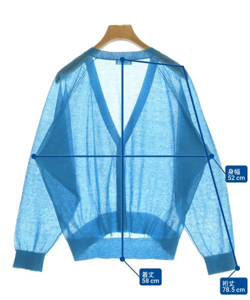 BEAUTY&YOUTH UNITED ARROWS（ビューティーアンドユースユナイテッドアローズ）カーディガン 青 サイズ:F レディース/2200723956037