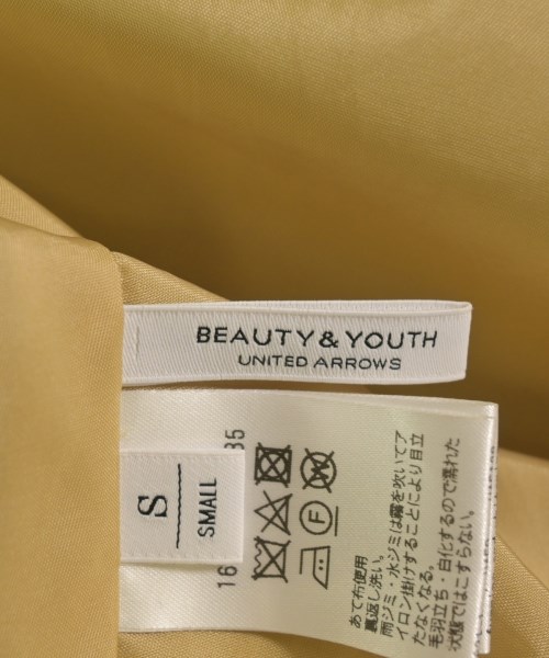 BEAUTY&YOUTH UNITED ARROWS（ビューティーアンドユースユナイテッドアローズ）ロング・マキシ丈スカート 黄 サイズ:S レディース/2200721010052