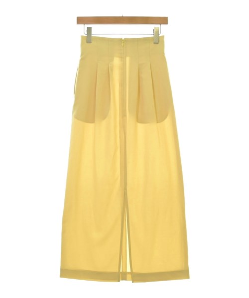 BEAUTY&YOUTH UNITED ARROWS（ビューティーアンドユースユナイテッドアローズ）ロング・マキシ丈スカート 黄 サイズ:S レディース/2200721354057