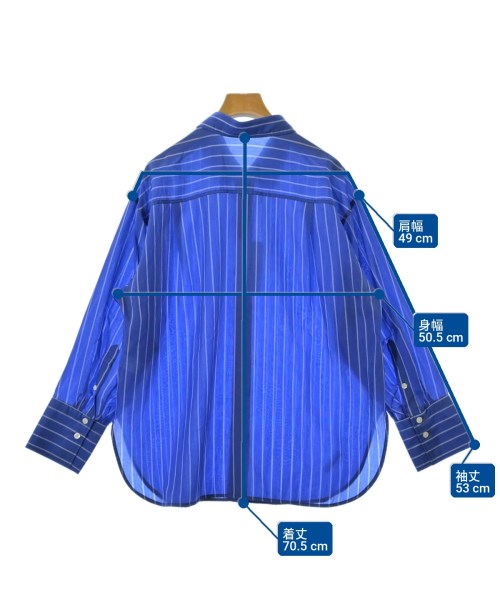 BEAUTY&YOUTH UNITED ARROWS（ビューティーアンドユースユナイテッドアローズ）カジュアルシャツ 青 サイズ:F レディース/2200721955056