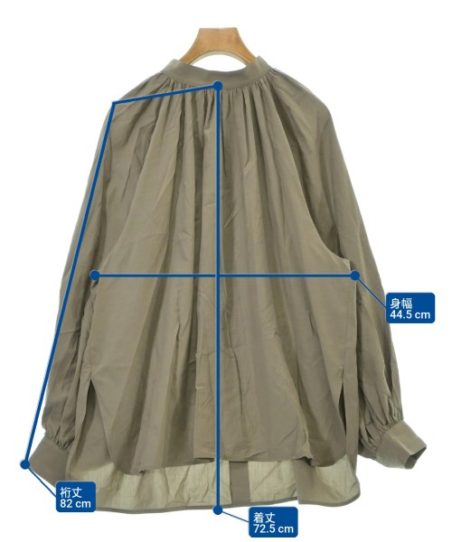 BEAUTY&YOUTH UNITED ARROWS（ビューティーアンドユースユナイテッドアローズ）ブラウス カーキ サイズ:F レディース/2200724835218