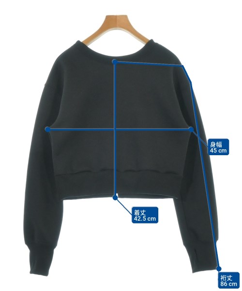 BEAUTY&YOUTH UNITED ARROWS（ビューティーアンドユースユナイテッドアローズ）スウェット 黒 サイズ:F レディース/2200725612061