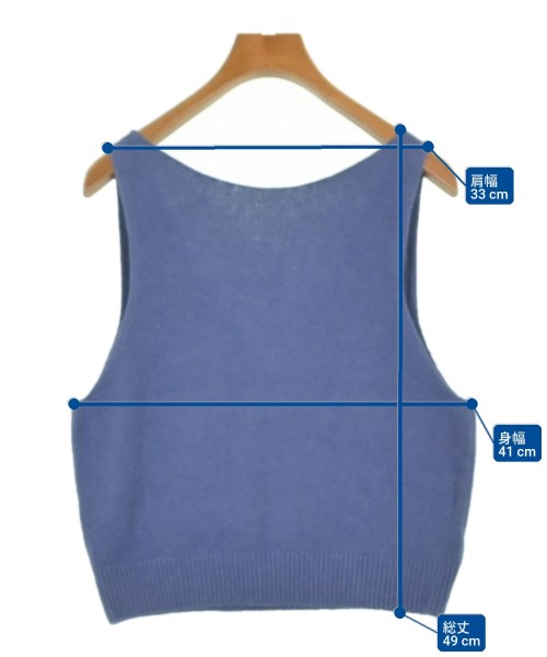 BEAUTY&YOUTH UNITED ARROWS（ビューティーアンドユースユナイテッドアローズ）ベスト 青 サイズ:-(M位) レディース/2200702598241
