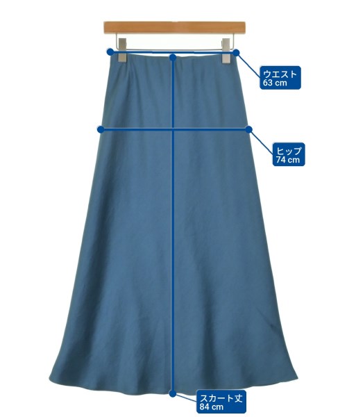 BEAUTY&YOUTH UNITED ARROWS（ビューティーアンドユースユナイテッドアローズ）ロング・マキシ丈スカート 青 サイズ:S レディース/2200722926116