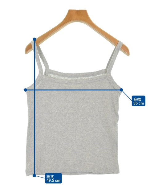 BEAUTY&YOUTH UNITED ARROWS（ビューティーアンドユースユナイテッドアローズ）タンクトップ グレー サイズ:-(XS位) レディース/2200725106065