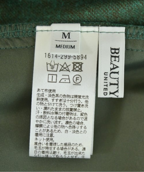 BEAUTY&YOUTH UNITED ARROWS（ビューティーアンドユースユナイテッドアローズ）スラックス 緑 サイズ:M レディース/2200727390011