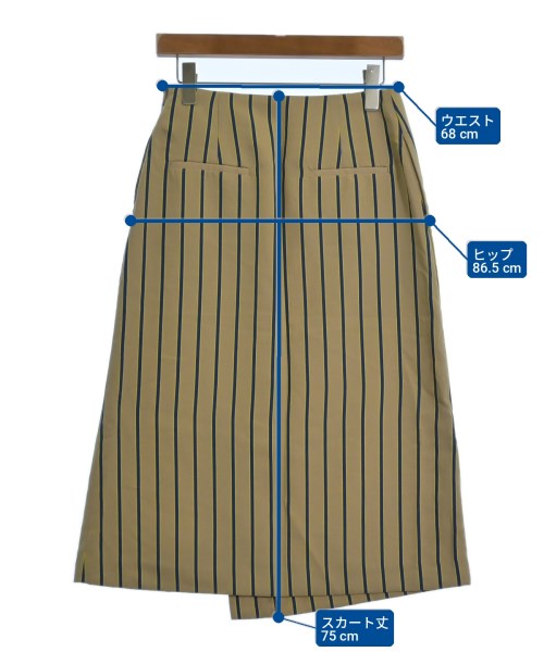 BEAUTY&YOUTH UNITED ARROWS（ビューティーアンドユースユナイテッドアローズ）ロング・マキシ丈スカート ベージュ サイズ:M レディース/2200722961056