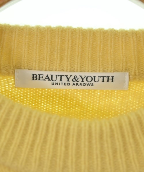 BEAUTY&YOUTH UNITED ARROWS（ビューティーアンドユースユナイテッドアローズ）ニット・セーター 黄 サイズ:F レディース/2200723734024