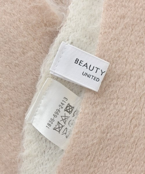 BEAUTY&YOUTH UNITED ARROWS（ビューティーアンドユースユナイテッドアローズ）マフラー ピンク サイズ:- レディース/2200723473053
