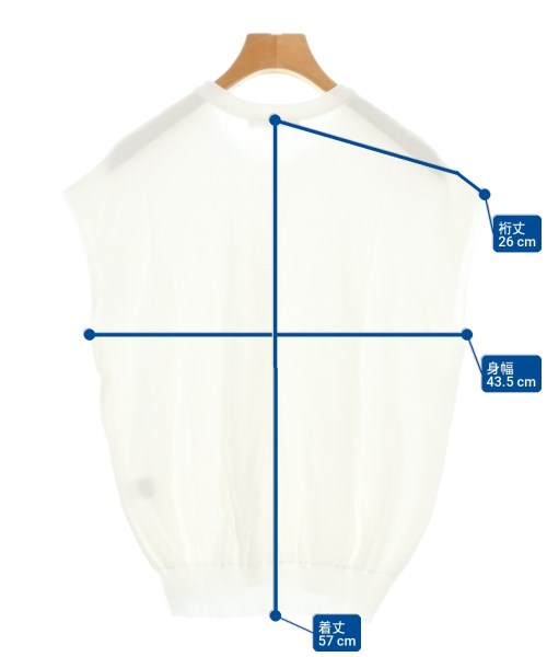 BEAUTY&YOUTH UNITED ARROWS（ビューティーアンドユースユナイテッドアローズ）ニット・セーター 白 サイズ:-(M位) レディース/2200723952084