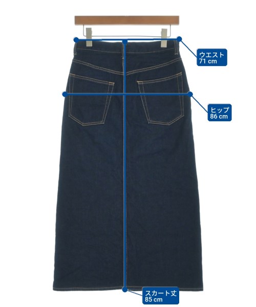 BEAUTY&YOUTH UNITED ARROWS（ビューティーアンドユースユナイテッドアローズ）ロング・マキシ丈スカート 紺 サイズ:M レディース/2200725750039