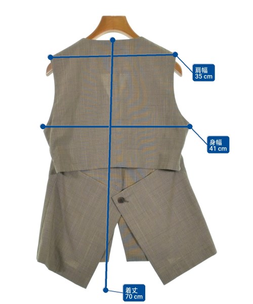 BEAUTY&YOUTH UNITED ARROWS（ビューティーアンドユースユナイテッドアローズ）ベスト 茶 サイズ:S レディース/2200682980043