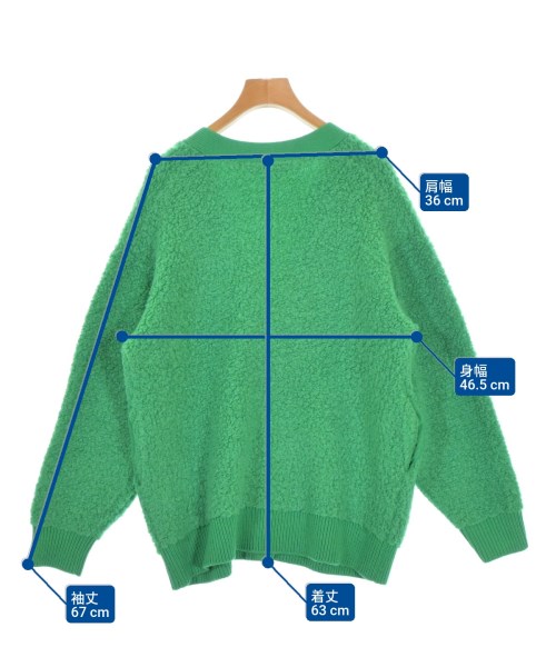 BEAUTY&YOUTH UNITED ARROWS（ビューティーアンドユースユナイテッドアローズ）カーディガン 緑 サイズ:F レディース/2200683069075