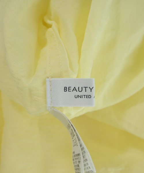 BEAUTY&YOUTH UNITED ARROWS（ビューティーアンドユースユナイテッドアローズ）カジュアルシャツ 黄 サイズ:F レディース/2200676734096
