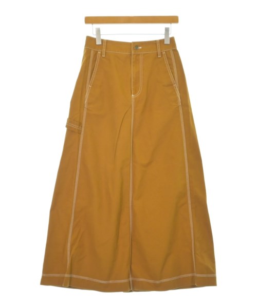 BEAUTY&YOUTH UNITED ARROWS(ビューティーアンドユースユナイテットアローズ)ロング・マキシ丈スカート 黄 サイズ:M/2200684858135