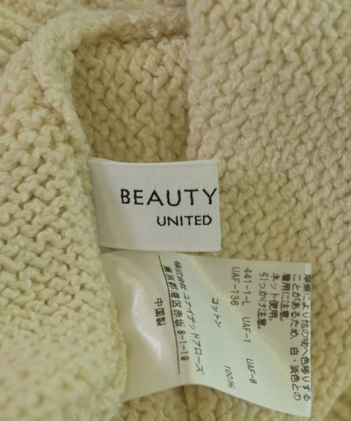 BEAUTY&YOUTH UNITED ARROWS（ビューティーアンドユースユナイテッドアローズ）ニット・セーター 白 サイズ:-(M位)/-(XS位) レディース/2200684858203