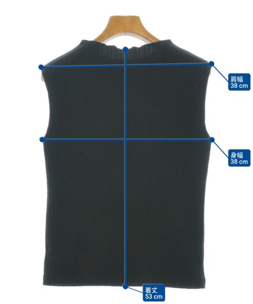 BEAUTY&YOUTH UNITED ARROWS（ビューティーアンドユースユナイテッドアローズ）ベスト 黒 サイズ:-(XS位) レディース/2200685296011