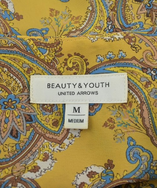 BEAUTY&YOUTH UNITED ARROWS（ビューティーアンドユースユナイテッドアローズ）シャツワンピース 黄 サイズ:M レディース/2200684131047