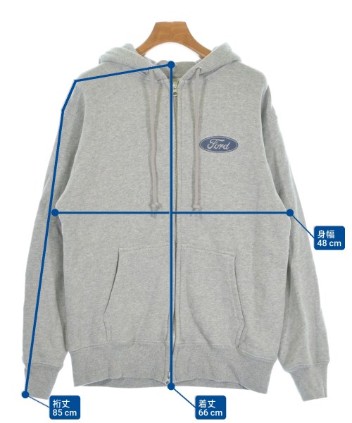 BEAUTY&YOUTH UNITED ARROWS（ビューティーアンドユースユナイテッドアローズ）パーカー グレー サイズ:F レディース/2200685687024