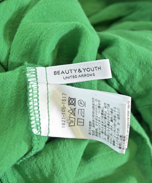 BEAUTY&YOUTH UNITED ARROWS（ビューティーアンドユースユナイテッドアローズ）ブラウス 緑 サイズ:F レディース/2200682918305