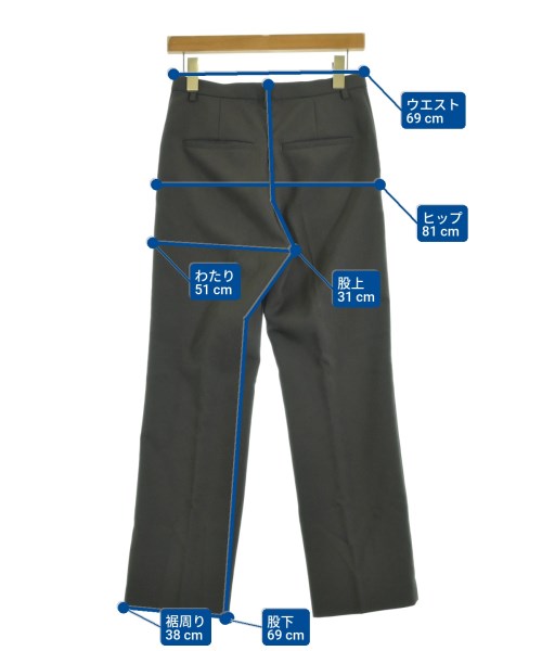 BEAUTY&YOUTH UNITED ARROWS（ビューティーアンドユースユナイテッドアローズ）スラックス 緑 サイズ:M レディース/2200678436066