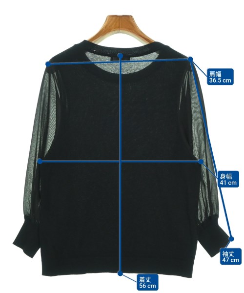 BEAUTY&YOUTH UNITED ARROWS（ビューティーアンドユースユナイテッドアローズ）ニット・セーター 黒 サイズ:F レディース/2200681010024