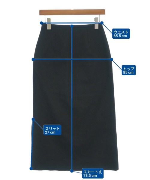 BEAUTY&YOUTH UNITED ARROWS（ビューティーアンドユースユナイテッドアローズ）ロング・マキシ丈スカート 黒 サイズ:S レディース/2200687814084