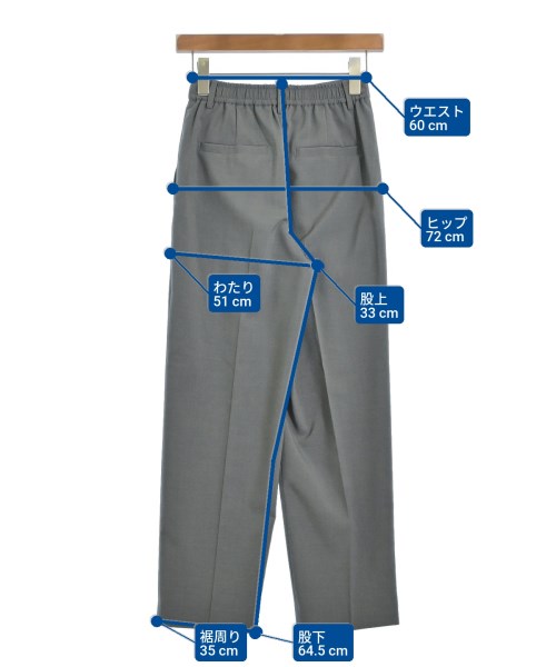 BEAUTY&YOUTH UNITED ARROWS（ビューティーアンドユースユナイテッドアローズ）スラックス グレー サイズ:XS レディース/2200687878024