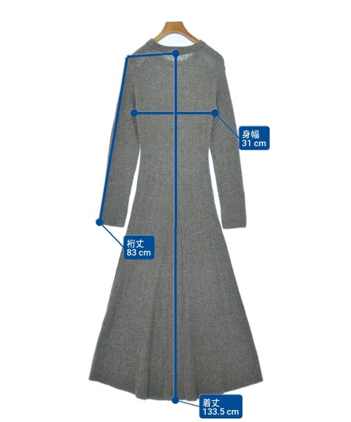 BEAUTY&YOUTH UNITED ARROWS（ビューティーアンドユースユナイテッドアローズ）ワンピース グレー サイズ:S レディース/2200687977024