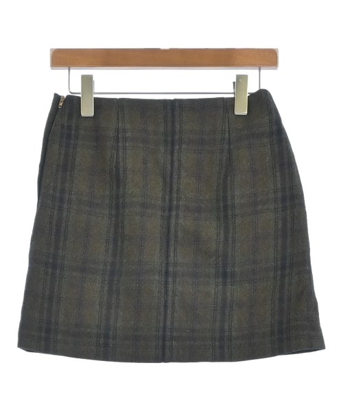 BEAUTY&YOUTH UNITED ARROWS（ビューティーアンドユースユナイテッドアローズ）ミニスカート カーキ サイズ:S レディース/2200684130095
