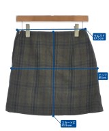 BEAUTY&YOUTH UNITED ARROWS（ビューティーアンドユースユナイテッドアローズ）ミニスカート カーキ サイズ:S レディース/2200684130095