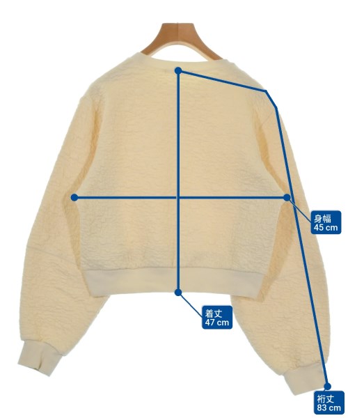 BEAUTY&YOUTH UNITED ARROWS（ビューティーアンドユースユナイテッドアローズ）スウェット 白 サイズ:F レディース/2200686126041