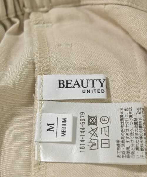 BEAUTY&YOUTH UNITED ARROWS（ビューティーアンドユースユナイテッドアローズ）スラックス ベージュ サイズ:M レディース/2200686126119