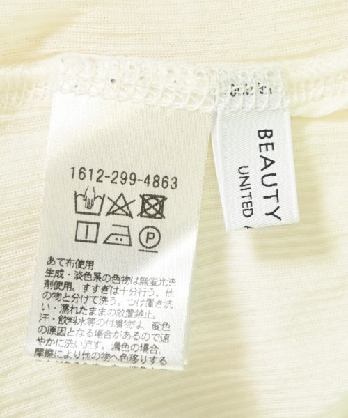BEAUTY&YOUTH UNITED ARROWS（ビューティーアンドユースユナイテッドアローズ）Tシャツ・カットソー 白 サイズ:-(XS位) レディース/2200688425043
