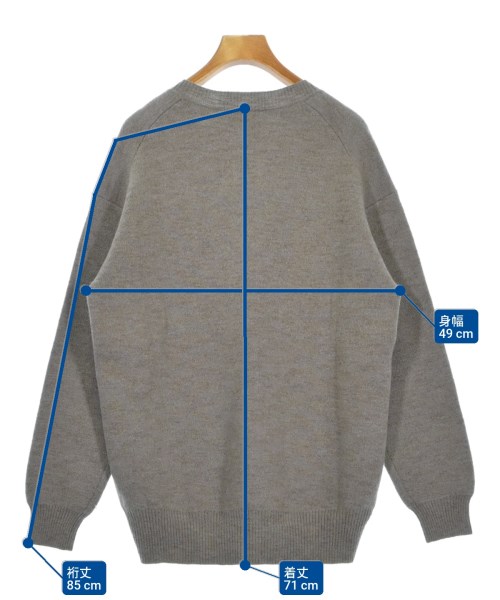 BEAUTY&YOUTH UNITED ARROWS（ビューティーアンドユースユナイテッドアローズ）ニット・セーター グレー サイズ:F レディース/2200679900078