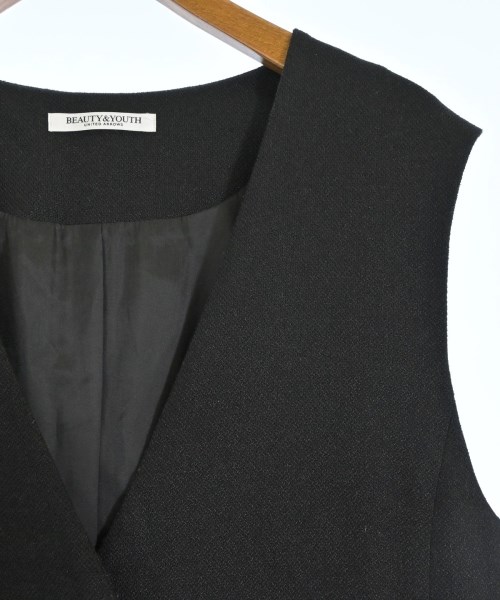 BEAUTY&YOUTH UNITED ARROWS（ビューティーアンドユースユナイテッドアローズ）ベスト 黒 サイズ:XS レディース/2200682534024