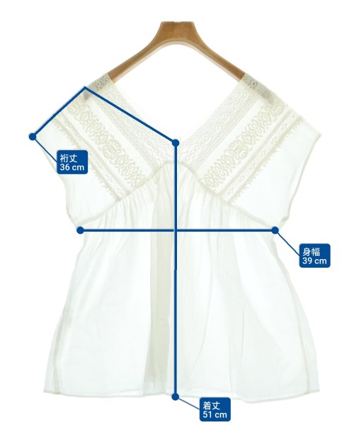 BEAUTY&YOUTH UNITED ARROWS（ビューティーアンドユースユナイテッドアローズ）ブラウス 白 サイズ:F レディース/2200678811122