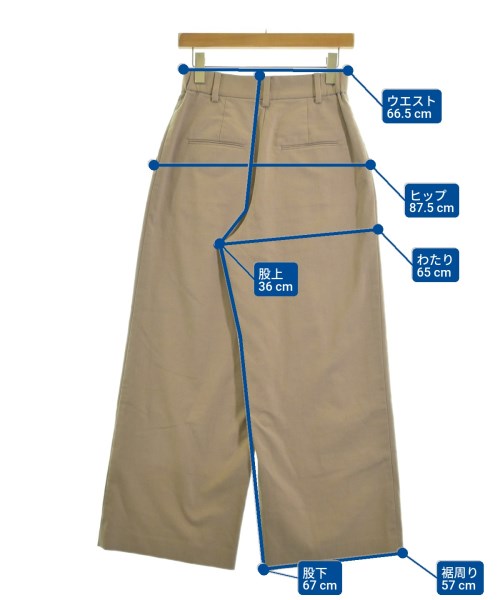 BEAUTY&YOUTH UNITED ARROWS（ビューティーアンドユースユナイテッドアローズ）スラックス ベージュ サイズ:M レディース/2200680854063