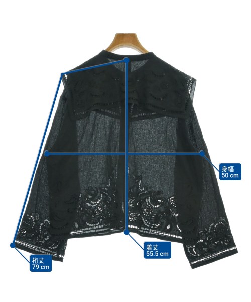 BEAUTY&YOUTH UNITED ARROWS（ビューティーアンドユースユナイテッドアローズ）カジュアルシャツ 黒 サイズ:F レディース/2200689432095