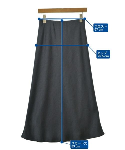 BEAUTY&YOUTH UNITED ARROWS（ビューティーアンドユースユナイテッドアローズ）ロング・マキシ丈スカート グレー サイズ:S レディース/2200680860040