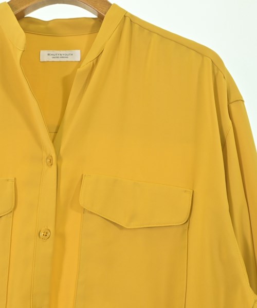 BEAUTY&YOUTH UNITED ARROWS（ビューティーアンドユースユナイテッドアローズ）カジュアルシャツ 黄 サイズ:F レディース/2200680251091