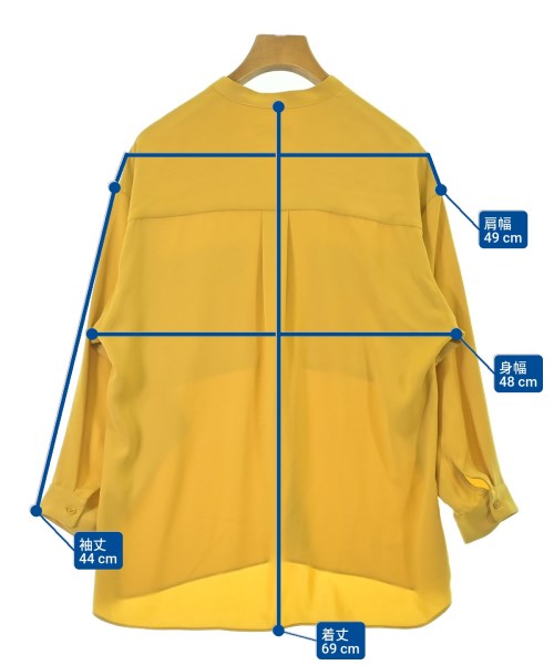 BEAUTY&YOUTH UNITED ARROWS（ビューティーアンドユースユナイテッドアローズ）カジュアルシャツ 黄 サイズ:F レディース/2200680251091