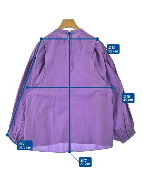 BEAUTY&YOUTH UNITED ARROWS（ビューティーアンドユースユナイテッドアローズ）ブラウス 紫 サイズ:F レディース/2200680251107