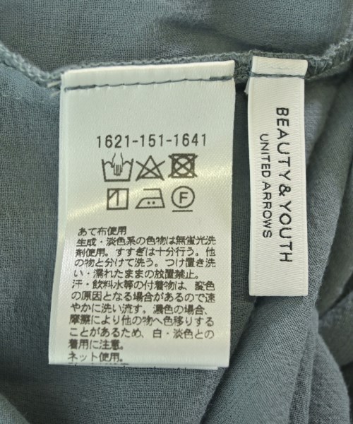 BEAUTY&YOUTH UNITED ARROWS（ビューティーアンドユースユナイテッドアローズ）ブラウス 青 サイズ:F レディース/2200680251152