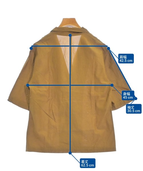 BEAUTY&YOUTH UNITED ARROWS（ビューティーアンドユースユナイテッドアローズ）カジュアルシャツ 茶 サイズ:F レディース/2200684009094