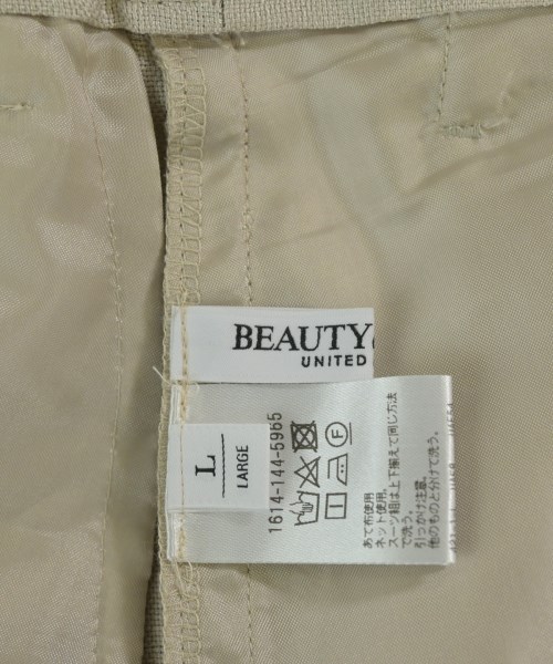 BEAUTY&YOUTH UNITED ARROWS（ビューティーアンドユースユナイテッドアローズ）スラックス ベージュ サイズ:L レディース/2200685799178