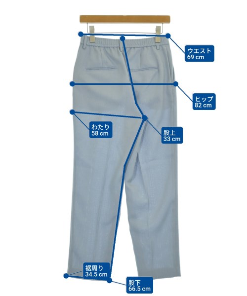 BEAUTY&YOUTH UNITED ARROWS（ビューティーアンドユースユナイテッドアローズ）スラックス 青 サイズ:L レディース/2200685799215