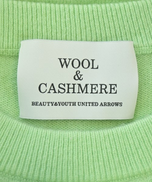 BEAUTY&YOUTH UNITED ARROWS（ビューティーアンドユースユナイテッドアローズ）ニット・セーター 緑 サイズ:F レディース/2200684301143