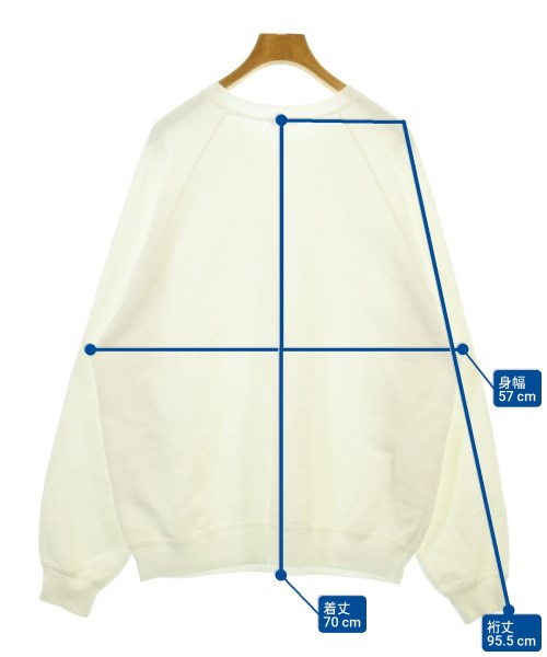 BEAUTY&YOUTH UNITED ARROWS（ビューティーアンドユースユナイテッドアローズ）スウェット 白 サイズ:M レディース/2200681569027
