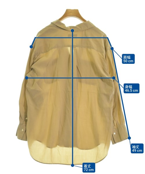 BEAUTY&YOUTH UNITED ARROWS（ビューティーアンドユースユナイテッドアローズ）カジュアルシャツ ベージュ サイズ:F レディース/2200682849050